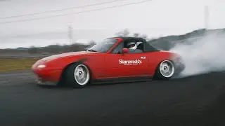 FIRST TIME DRIFTING MY SUPERCHARGED MIATA (4K)