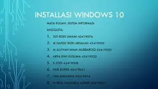 NEW!!! INSTALLASI WINDOWS 10 MENGGUNAKAN FLASHDISK... 100% BERHASIL!