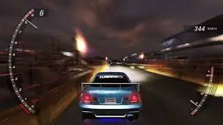 NFS Underground 2: South Runway in 18.65 with Lexus IS 300 398 kW\540 Nm