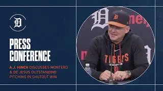 A.J. Hinch Recaps Keider Montero and Enmanuel De Jesus Outstanding Pitching in Shutout Win | 6/26/26