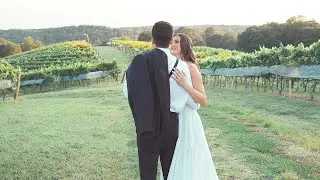 Rachel + Patricks Romantic Wedding at Montaluce Winery