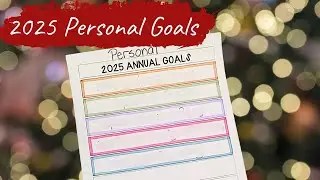VLOGMAS 2024 DAY 9  |  2025 Personal Goals  |  What I'm working towards this year