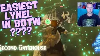 Easy Kill Gatehouse Lynel: No Dodge, Parry Or Mount - Best Strategy Breath Of The Wild (Master Mode)