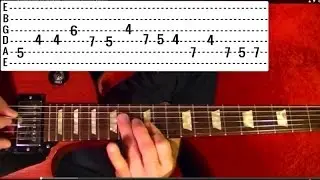 Black Dog Guitar Lesson by Led Zeppelin ( 1 of 2 )