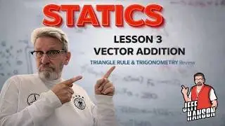 Statics: Lesson 3 - The Triangle Rule for Adding Vectors to Find a Resultant