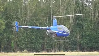 G-ROYP ❌🚁 Robinson R-22 🎥🆙 🚁🔵👀 Shobdon Airfield Hereford @redfox111 23/8/24 🎦‼️