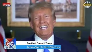 Trump Says "America Went To Sleep With TEARS"