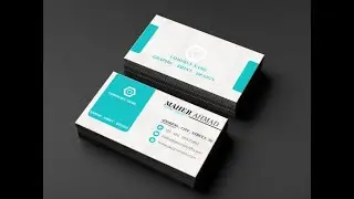 Bussiness Card design in photoshop|  كيفية تصميم كرت شخصي  بالفوتوشوب|How to Design a Bussiness Card