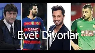 Arda Turan, Murat Boz, Rıdvan Dilmen Başkanlığa Evet Diyen Ünlüler