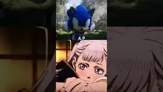 Sonic The Hedgehog Vs Noelle Silva #anime #edit