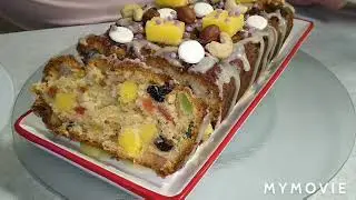 Вкусный рождественский кекс