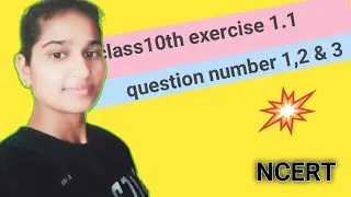 Class10th chapter 1 maths | real number | exercise 1.1 questions | detail solution in bilingual