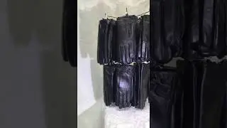 Стойка на 2 яруса, модели из кожи, женские