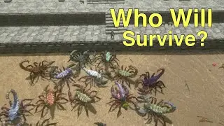 Battle With Scorpions Ark Survival Evolved