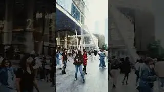 Outside Madison Square Garden