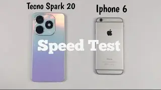 | Tecno Spark 20 vs iphone 6 | Speed Test And Comparison Review in the 2024 |