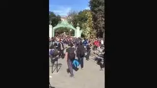 Black Lives Matter Activists Storm onto Berkeley Campus