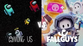 Among us vs Fall Guys - Which multiplayer game is better? #games4us