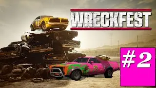 Wreckfest Racing Pink Ute Driving