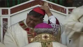 Montevergine cardinale Sepe benedice il nuovo abate Paluzzi