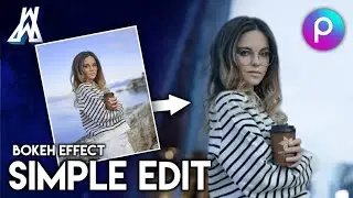 CARA EDIT FOTO EFEK BOKEH DI PICSART || PICSART TUTORIAL