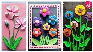 3 DIY Wall Hanging || Card Board Craft Idea|| Wall Decor Craft Idea with Clay