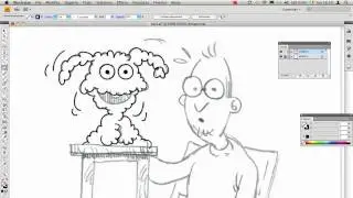 Come inchiostrare un disegno con Illustrator. How to Ink a draw with Illustrator