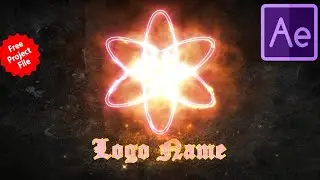 Logo intro : free project file : after effect : saber plugin: free download