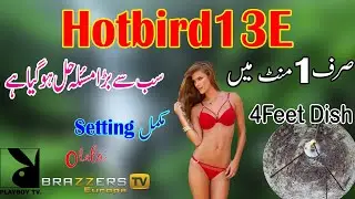 how to set hotbird13E_on 4feet dish||step by step||New formula||