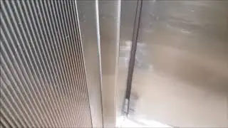 Elevator door doesn't completely close and is still moving!