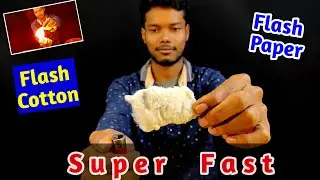 How to make flash paper at home in hindi || how to make flash cotton || super fast || 2021