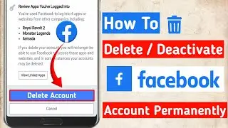 How To Delete Facebook Account | How To Deactivate Facebook Account?