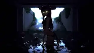 AMV nimble neko-chan with bass in the car | fishing neko chan