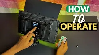 How to Use the PRO LED 800 Video Light & Remote