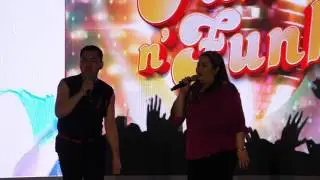 Benilde Fun Funk 1970's Christmas Party 2016 December 8, 2016 Grand Winner Singing Duet @SMX