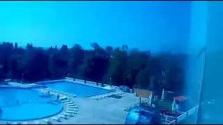 Вид из окна отеля. АкваЛоо