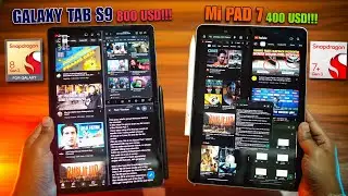 Xiaomi Pad 7 In-Depth Review vs Galaxy Tab S9 | SD 7+ Gen 3 vs SD 8 Gen 2 | HyperOS 2 vs One UI 🔥