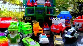 Mobil mobilan, Kereta api, mobil bus, mobil truk tronton,mobil polisi,train toy car
