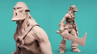 Undead Orc Tutorial by ScribbleMesh - ZBrush