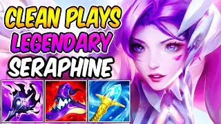 NEW SERAPHINE LEGENDARY GAMEPLAY - BATTLE DOVE SERAPHINE FULL AP | Build & Runes | League of Legends