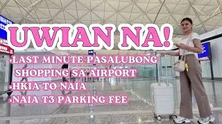 DIY HONG KONG VLOG PART 9: UWIAN NA! BUS FROM HOTEL TO HK AIRPORT TO NAIA T3