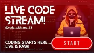 Live Code Stream 🔴 | HTML CSS JavaScript Projects in Real-Time