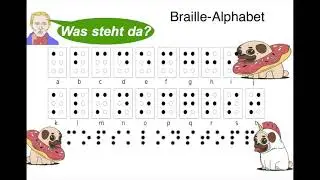 Lerne Blindenschrift in 10 Minuten mit Merkhilfen - Braille-Alphabet Punktschrift
