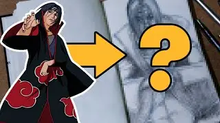 Drawing Itachi Uchiha | Naruto Shippuden | in Skecthbook  - Comic Book Style