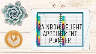 DIGITAL APPOINTMENT PLANNER | Rainbow Delight Appointment Planner