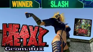 Heavy Metal : GeoMatrix - 1CC/NoDeaths Slash Solo play