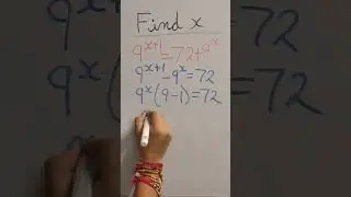 Find the value of x. #math #tricks #hacks #shorts #ytshorts