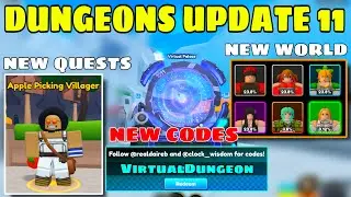 *DUNGEONS UPDATE 11* NEW WORLD + CODES + QUESTS in Anime Champions Simulator ~ Roblox