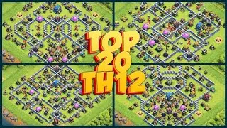 TOP-20 BEST TH12 HYBRID BASE WITH LINKS || TH12 HYBRID BASE ANTI 3 STAR BASE || TH12 BASE 2025