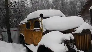 Старая пожарная машина
